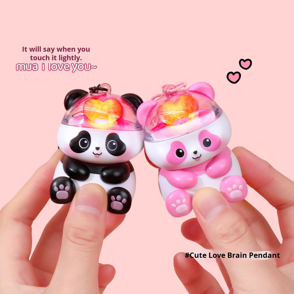 ✨ Cute Panda Bear Mini Keychain Toy 🐼🐻💖