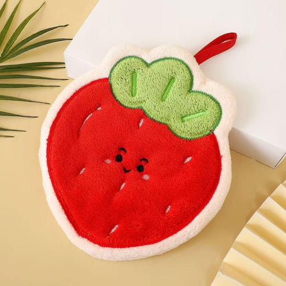 🍓 Cute Fruit Hand Towel - Turn Everyday Drying into a Sweet Little Moment 🍍