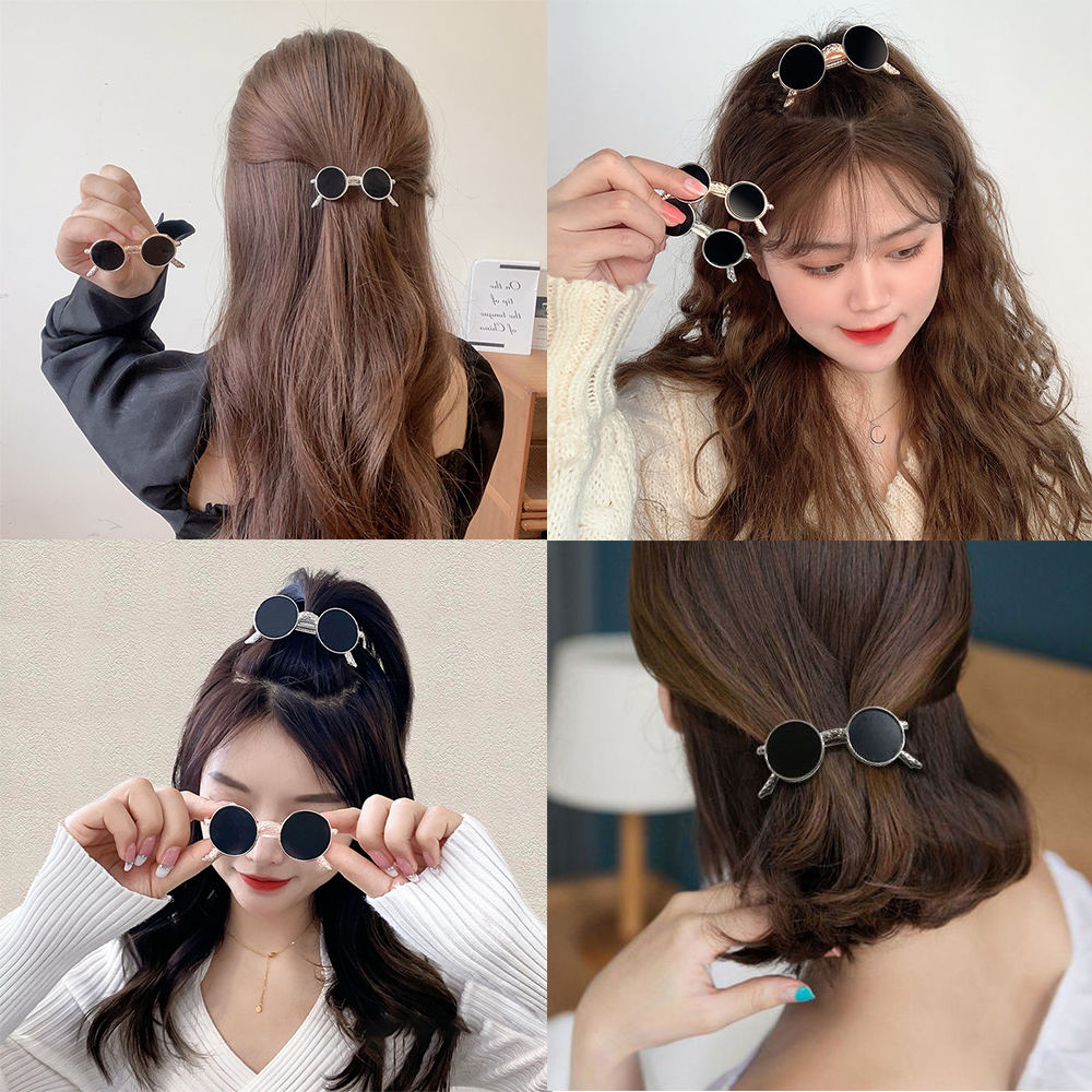 🕶️ Retro Sunglasses Hair Clip