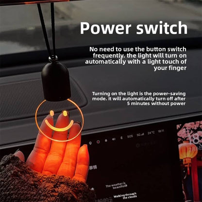 ✨ Car Interior Light Bulb Pendant