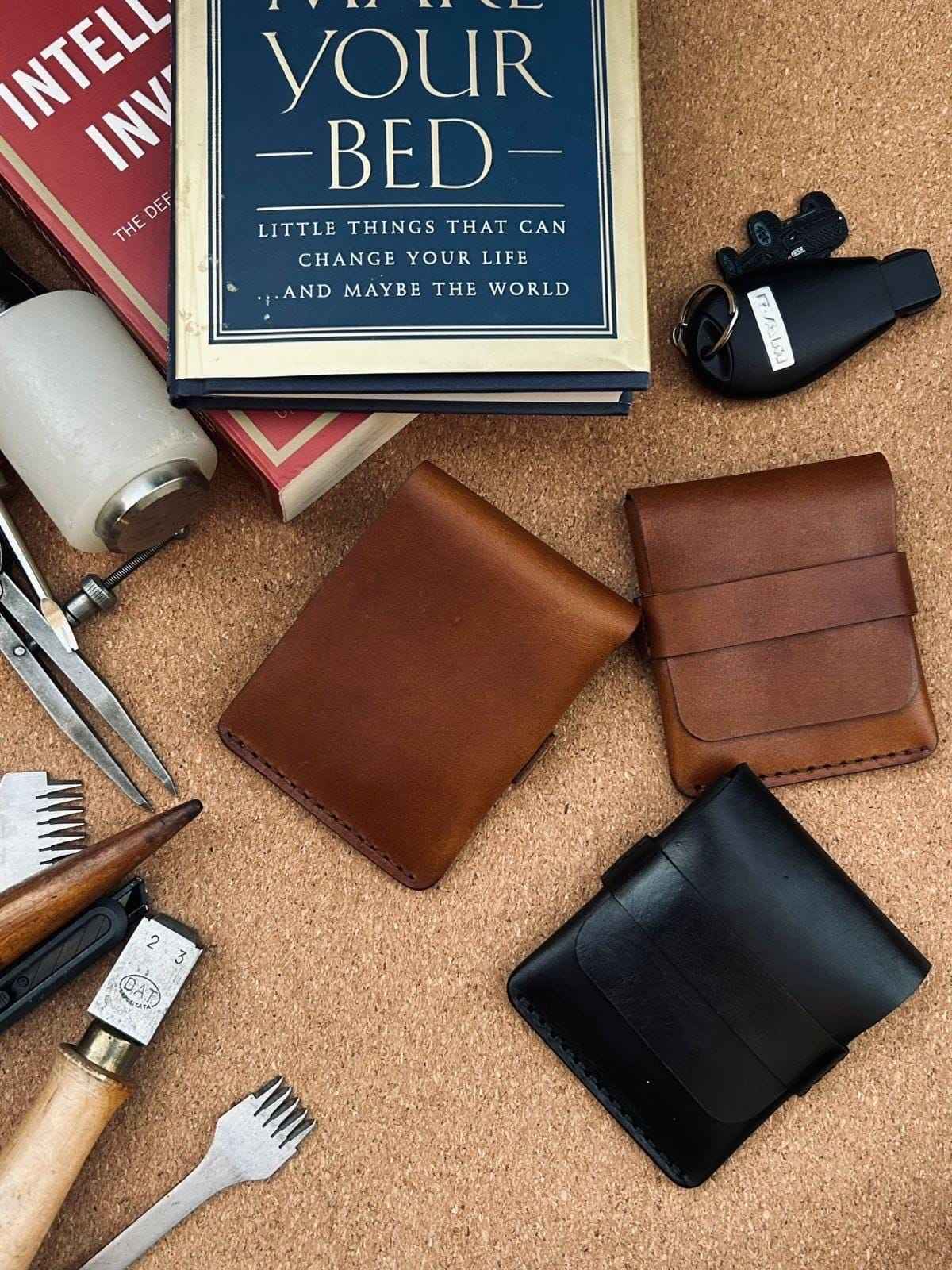 Premium Old Money Leather Wallet Set 💼