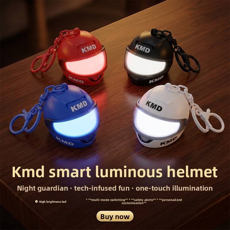 🏍️GlowRide™ Mini Helmet Keychain 🔑