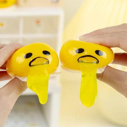 🐣 Funny Egg “Vomit” Squeeze Toy