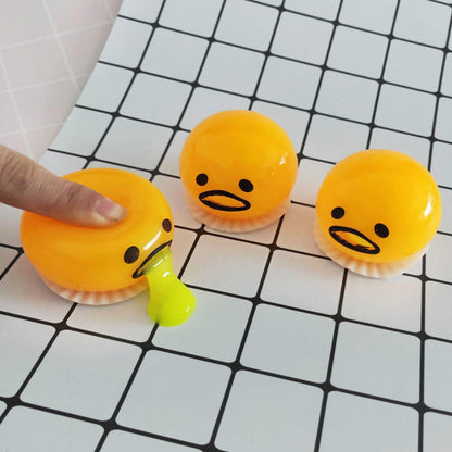 🐣 Funny Egg “Vomit” Squeeze Toy