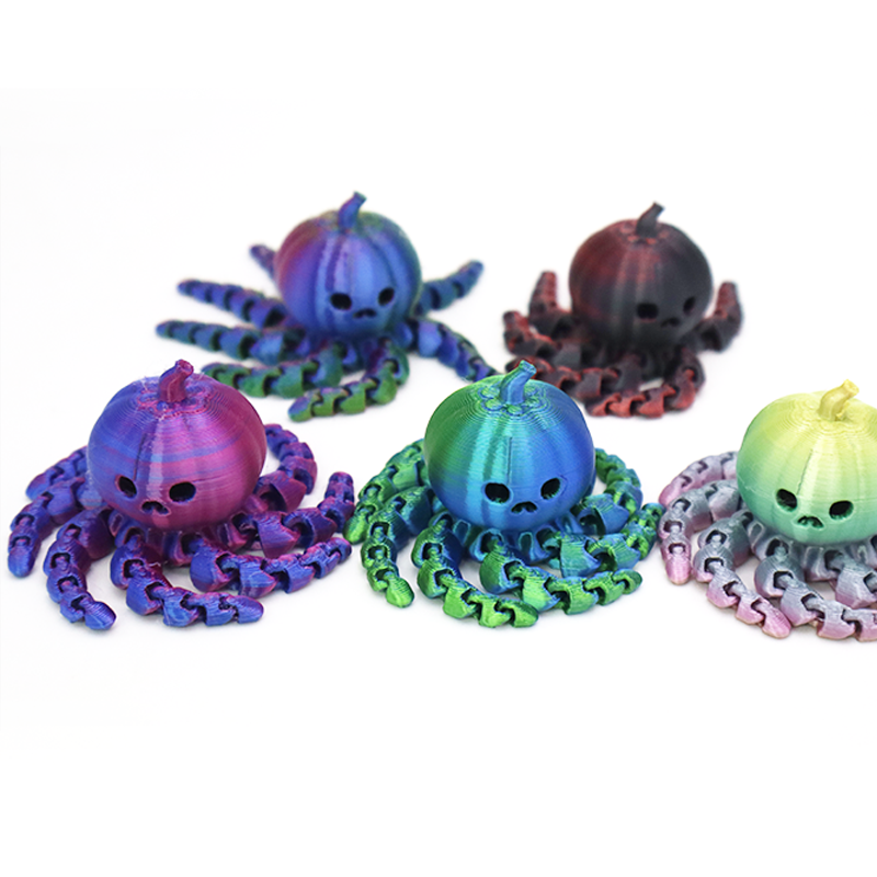 🐙 Colorful Articulated Octopus Toy – Cute, Flexible & Fun!!!