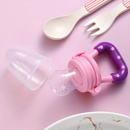 👶 Baby Fruit Feeder Pacifier – Safe & Easy Way to Feed Your Baby 🍓🍎