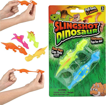 🦖 Stretchy Catapult Dinosaur Toy