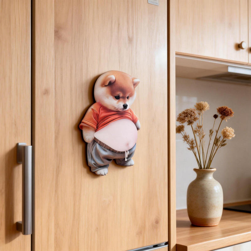 🐻 3D Cute Big Belly Cartoon Sticker 🌟