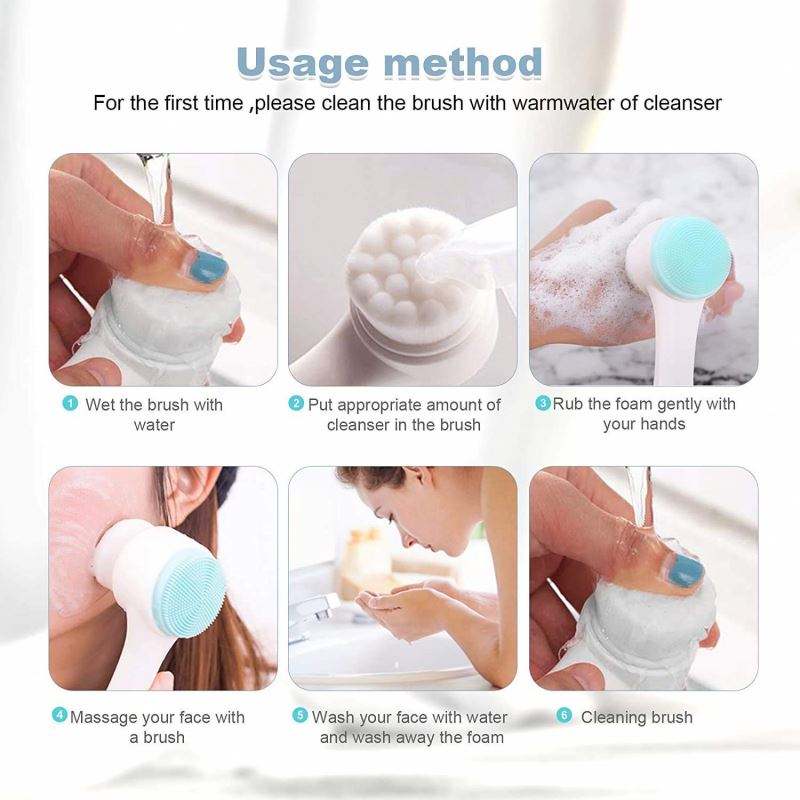 Silicone Facial Cleansing Brush✨