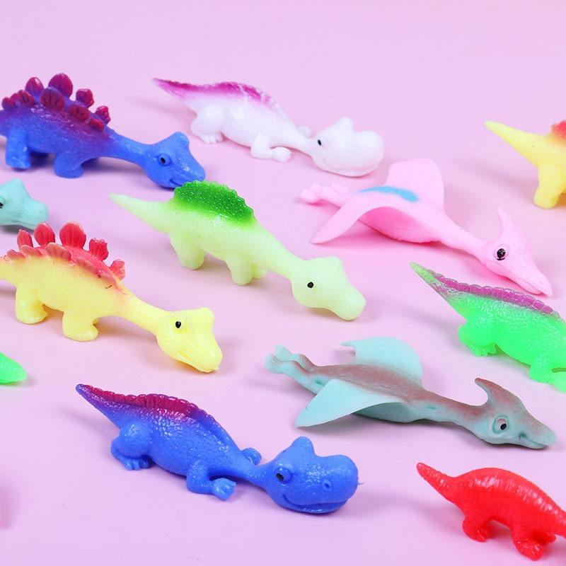 🦖 Stretchy Catapult Dinosaur Toy