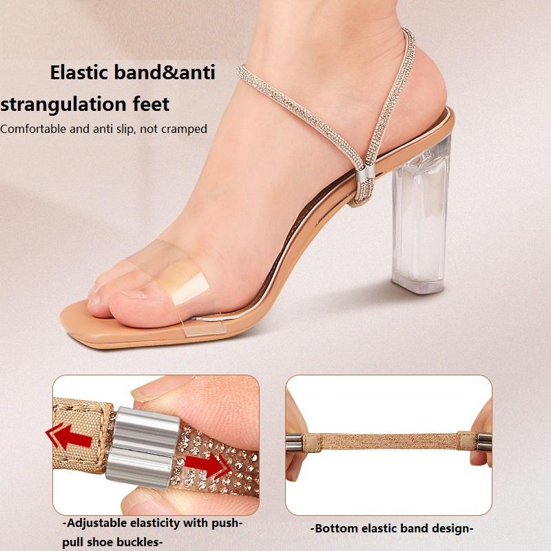 ✨ Sparkling High Heels Shoe Straps ✨