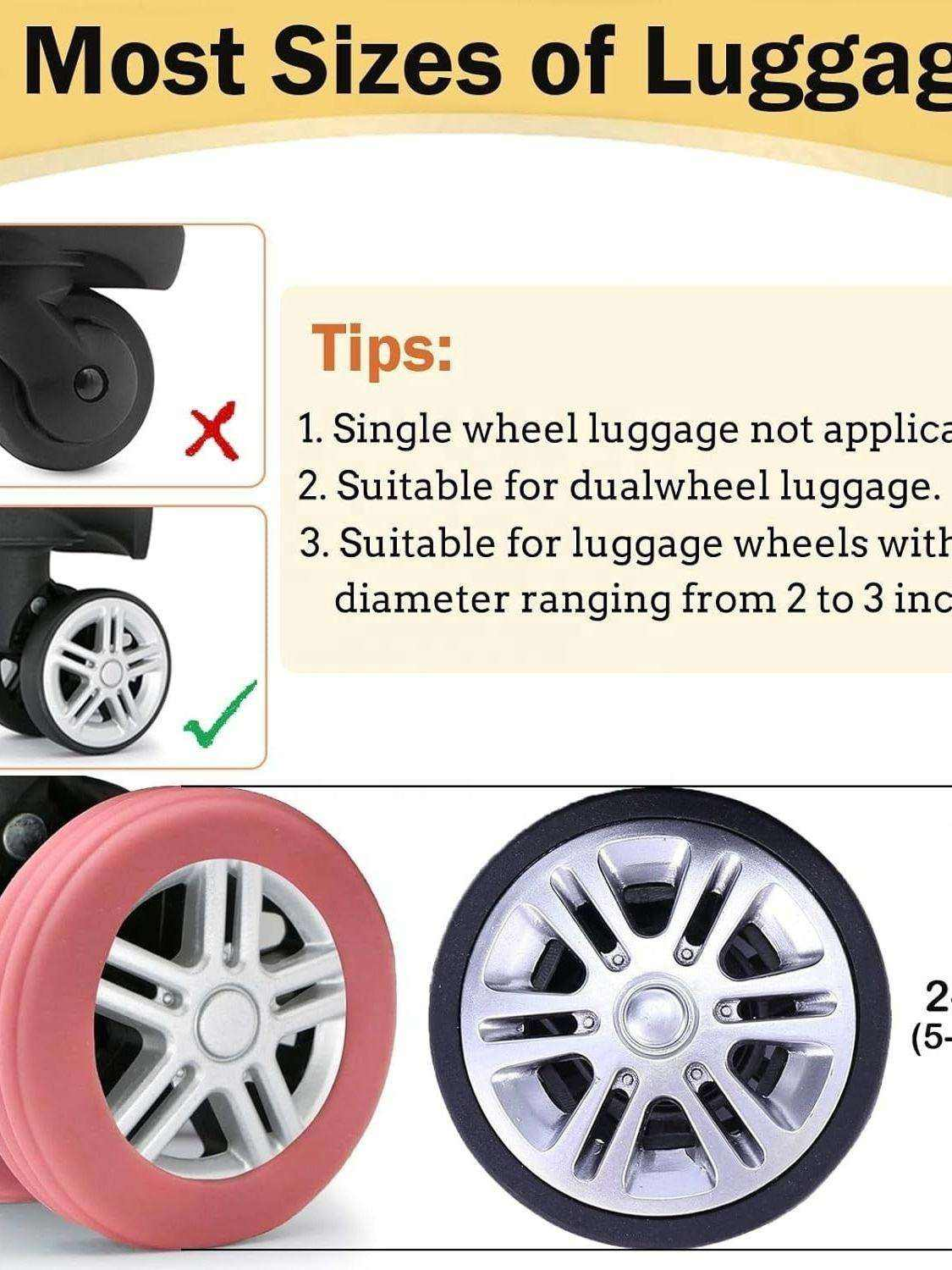 🧳 Suitcase Wheel Protection Covers