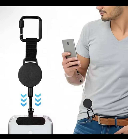 Outdoor Anti-Theft Retractable Phone Lanyard