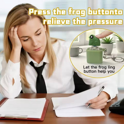 🐸 Cute Frog Keychain Accessory – Fun & Functional! 🌿