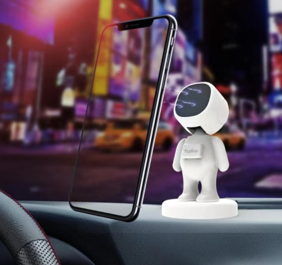 🤖🚗 Magnetic Robot Car Phone Holder