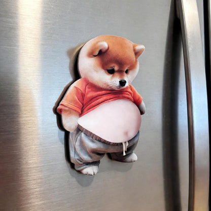🐻 3D Cute Big Belly Cartoon Sticker 🌟