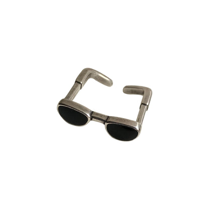 🕶️ Mini Sunglasses Aesthetic Ring