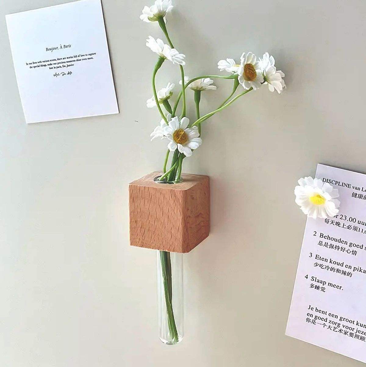 🌷 Floating Wall Test Tube Vase