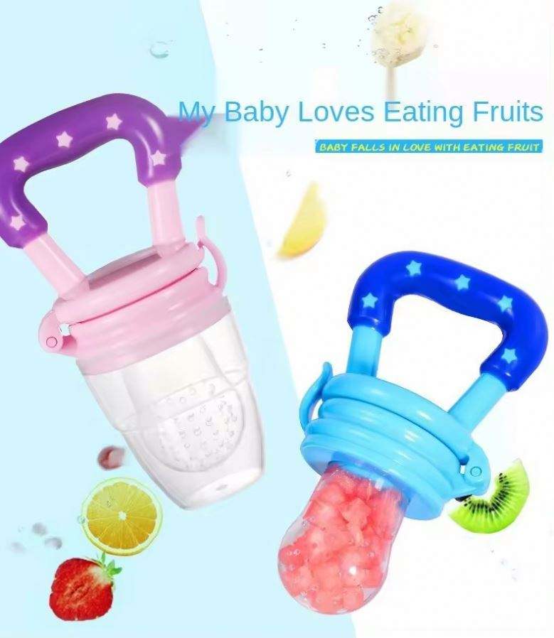👶 Baby Fruit Feeder Pacifier – Safe & Easy Way to Feed Your Baby 🍓🍎