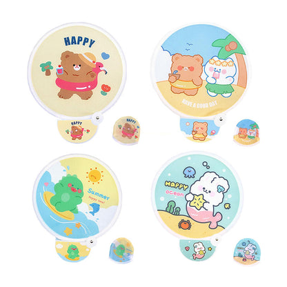 🌈✨ Cute Cartoon Hand Fans Collection ✨🌈