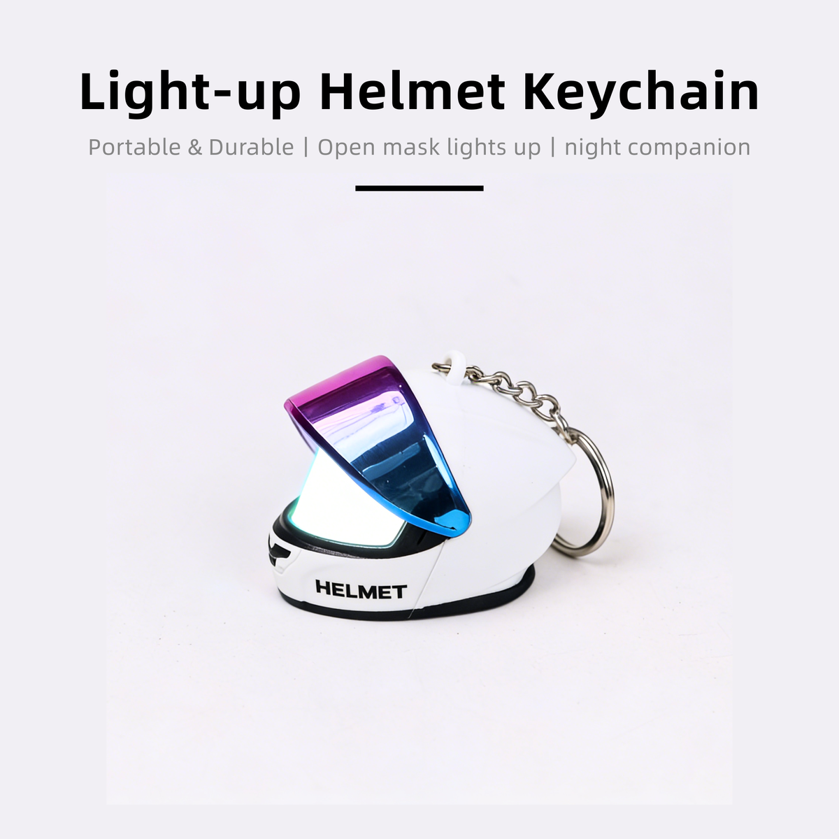 🏍️GlowRide™ Mini Helmet Keychain 🔑