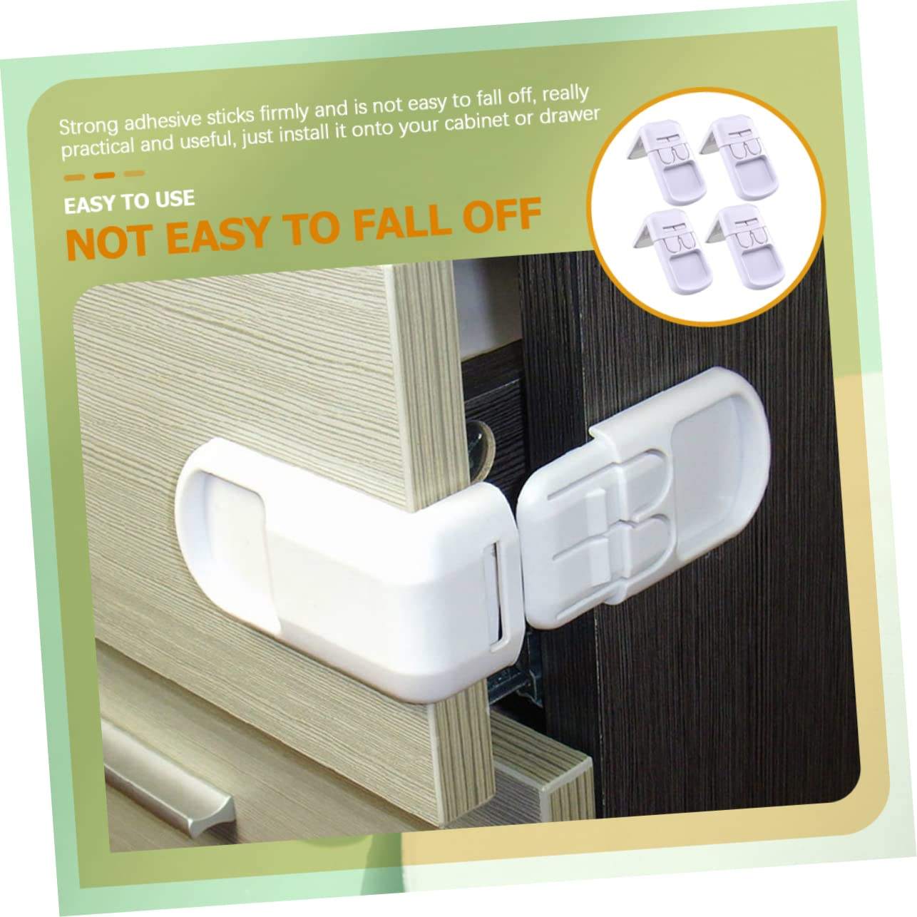 🔒 Child Safety Cabinet Lock – Protect Curious Little Hands
