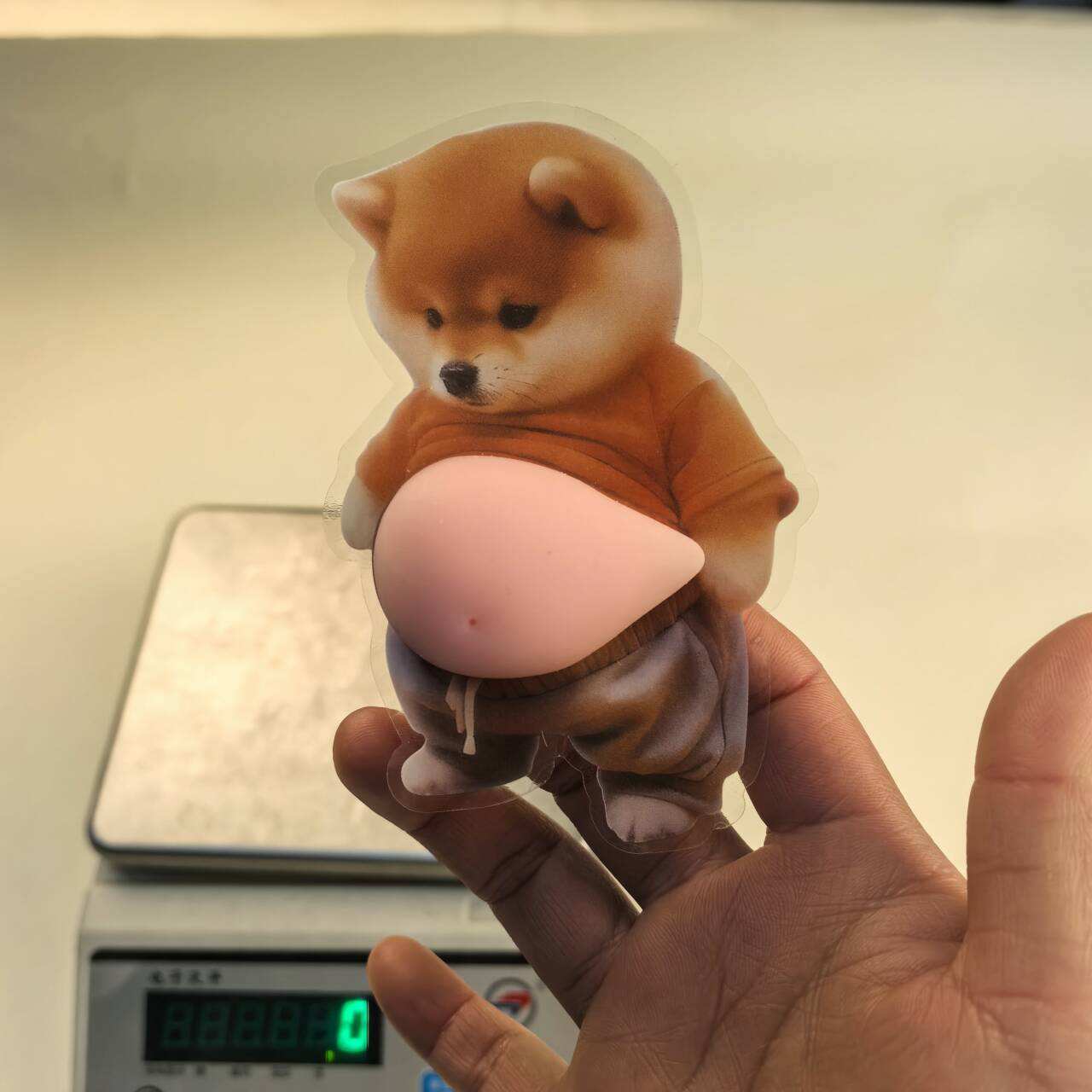 🐻 3D Cute Big Belly Cartoon Sticker 🌟