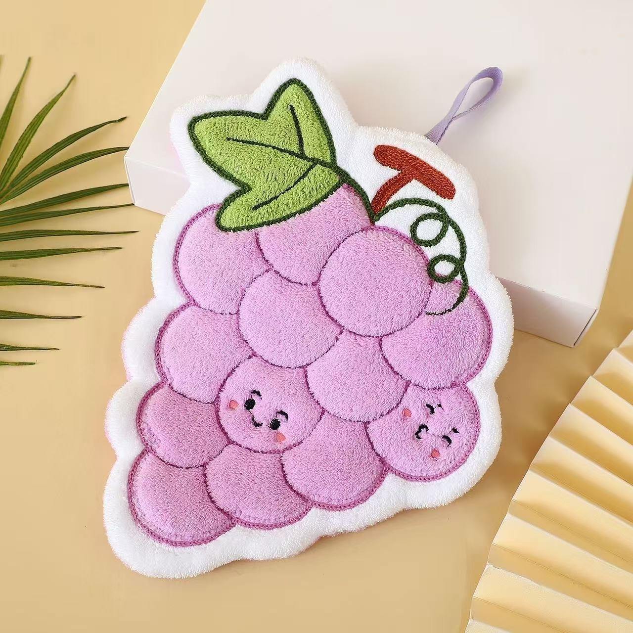 🍓 Cute Fruit Hand Towel - Turn Everyday Drying into a Sweet Little Moment 🍍