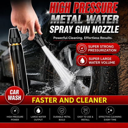 High Pressure Water Nozzle Spray Gun for Hose Pipes | Make Cleaning, Washing, Watering, Showering Easy