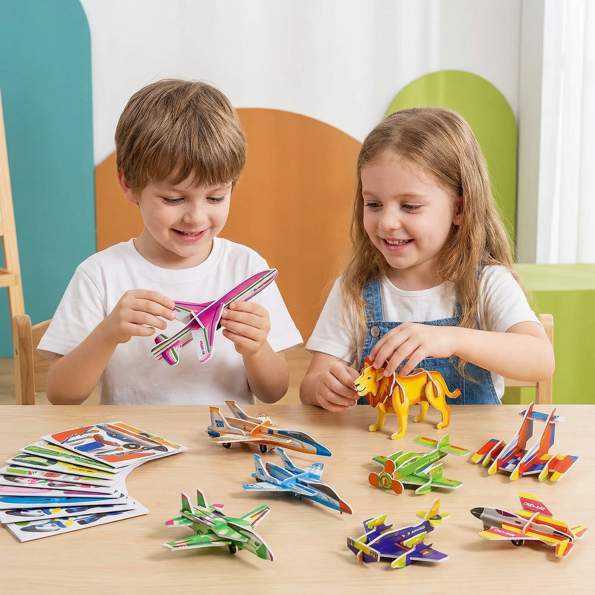 3D Cartoon Puzzle Set for Children