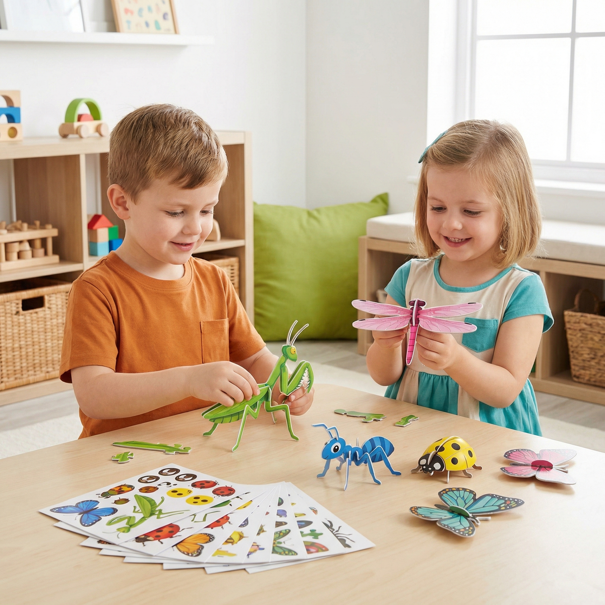 3D Cartoon Puzzle Set for Children
