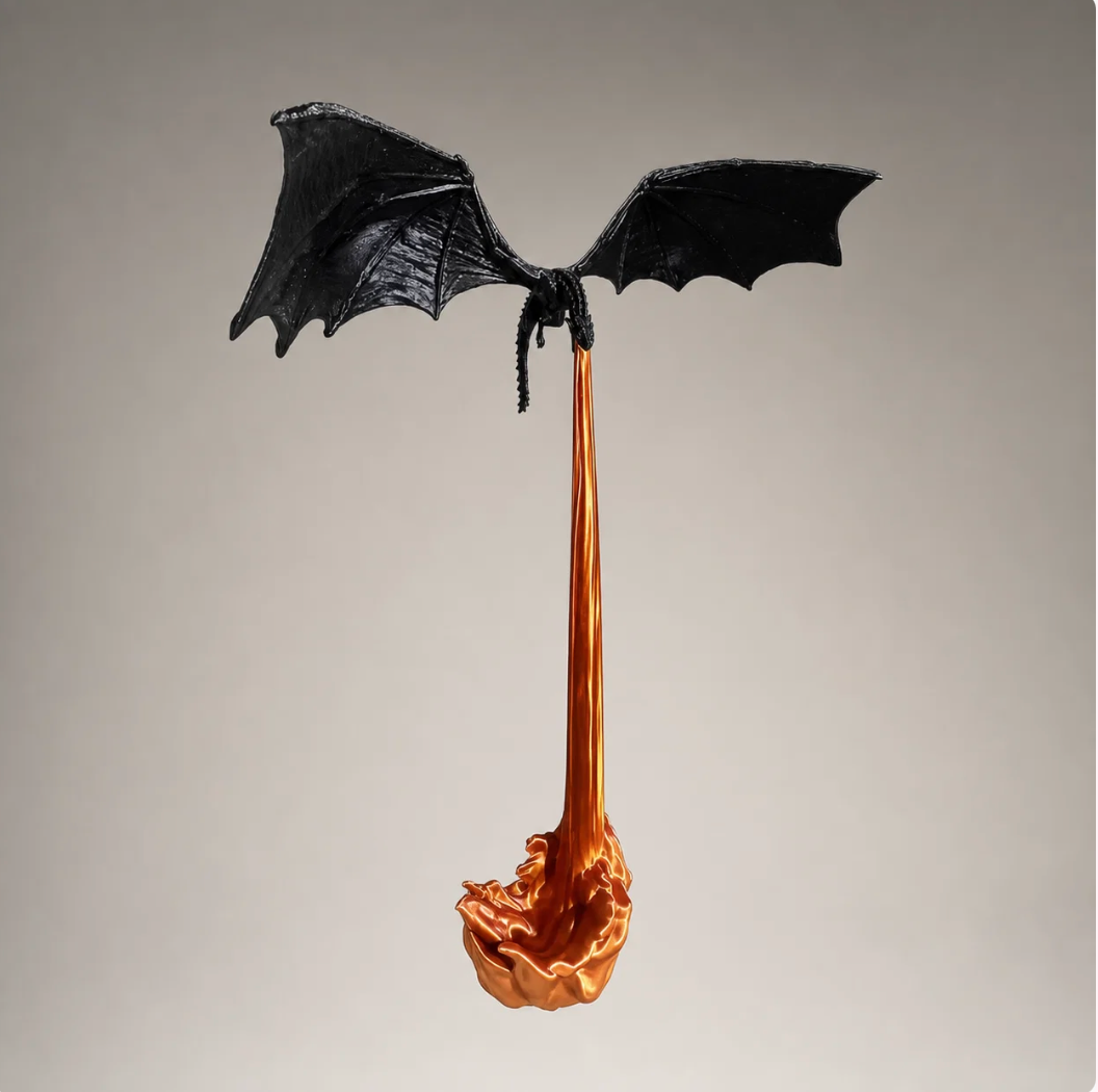 Dragon Breath LED Lamp — Fire Breathing Fantasy Light 🐉