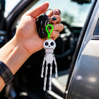 💀✨ Mini Skeleton Keychain / Hanging Charm