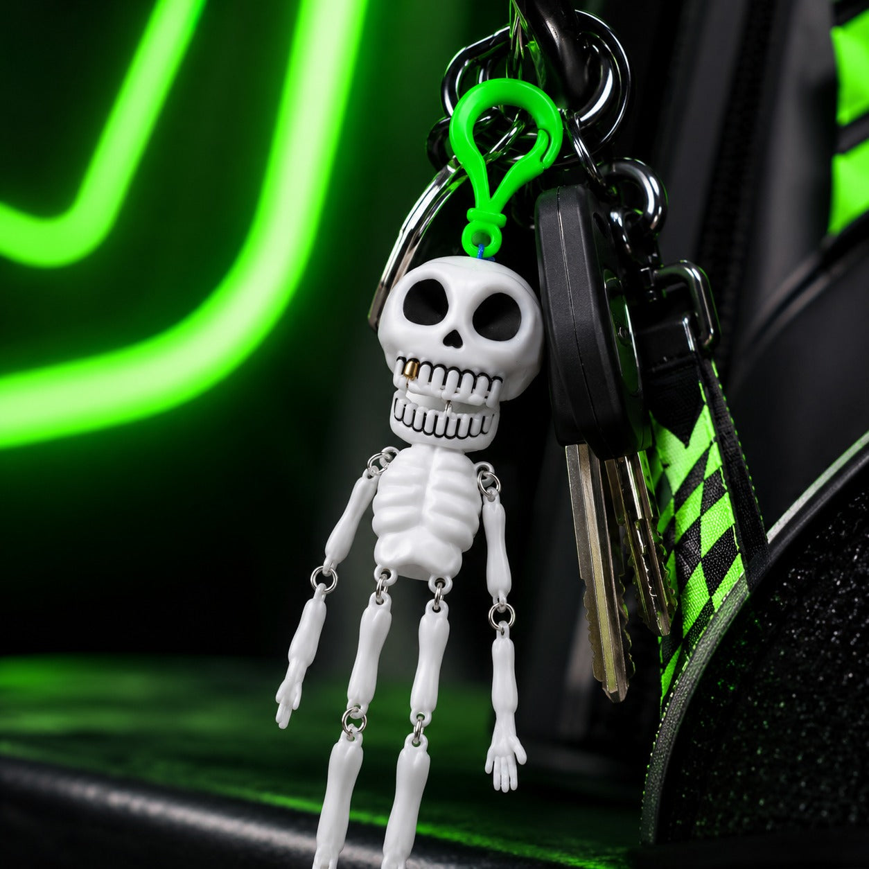 💀✨ Mini Skeleton Keychain / Hanging Charm