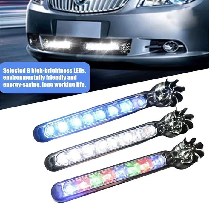 💡Compact Wind Powered Car LED Light for Daytime visibility