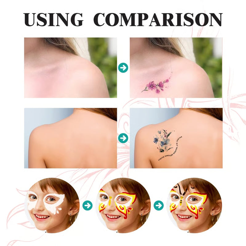 💥Temporary Tattoo Markers Set-10-Color Body Art Pens🌈