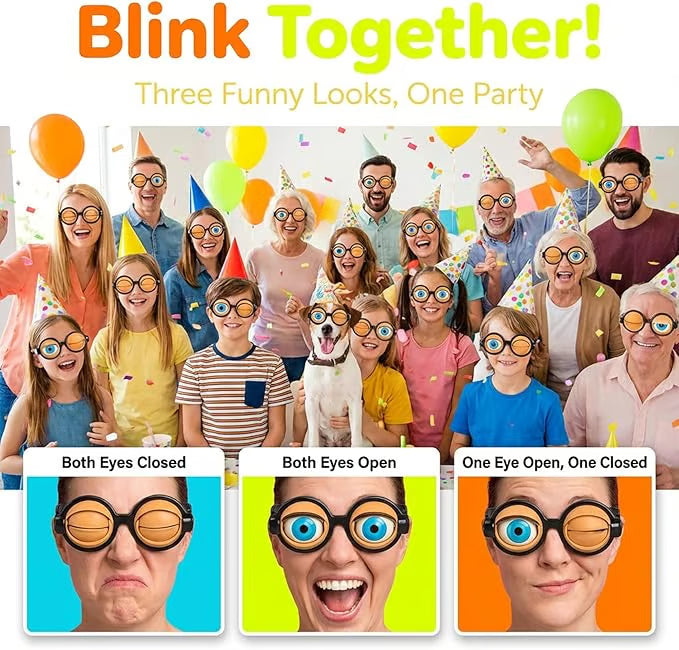 🎉🎉Novelty Funny Glasses with Winking Eye Mechanism