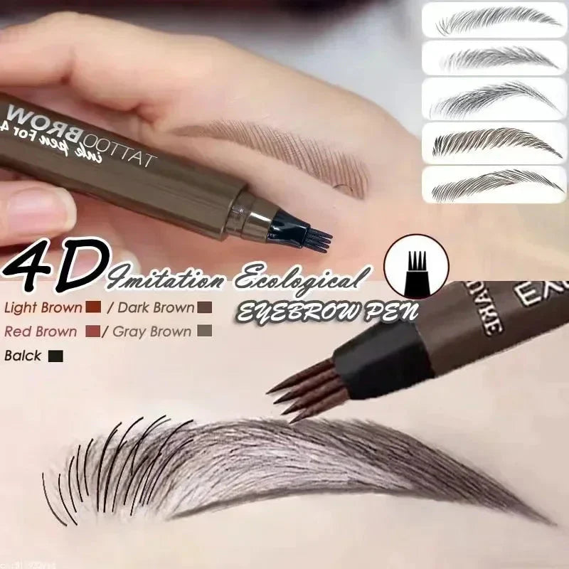 BrowMagic™ Natural Hair-Like 4 Tip Eyebrow Pencil Makeup for Women
