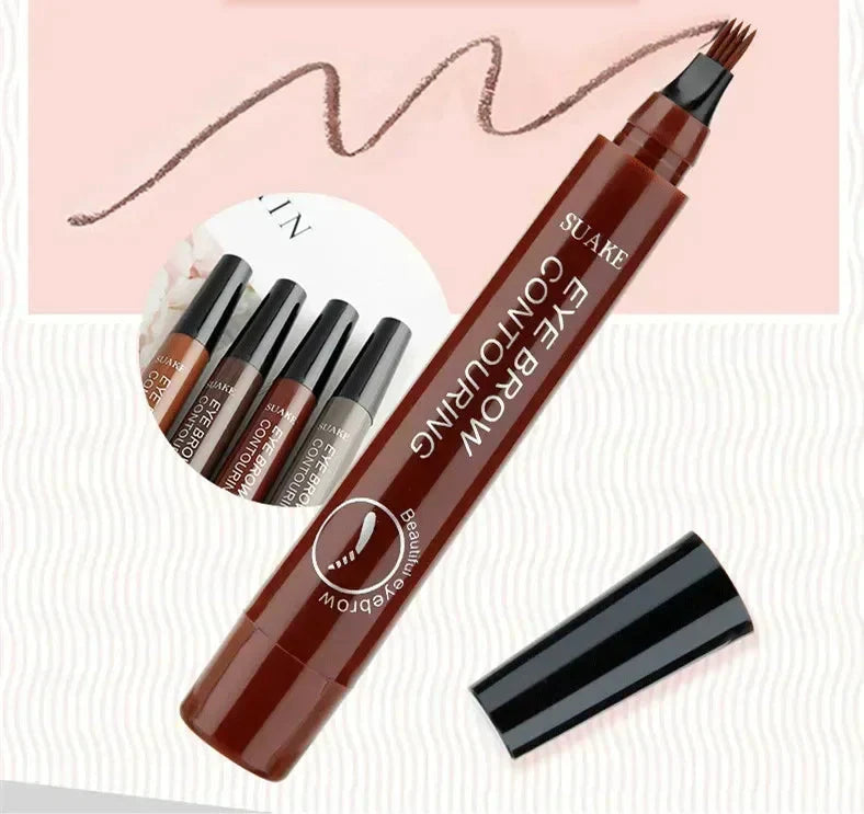 BrowMagic™ Natural Hair-Like 4 Tip Eyebrow Pencil Makeup for Women