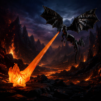 Dragon Breath LED Lamp — Fire Breathing Fantasy Light 🐉