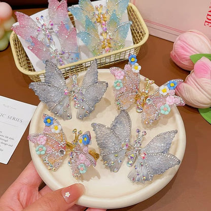 🦋 Butterfly Wing Hair Clips – Dreamy, Elegant & Effortlessly Cute ✨