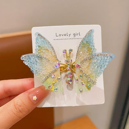 🦋 Butterfly Wing Hair Clips – Dreamy, Elegant & Effortlessly Cute ✨