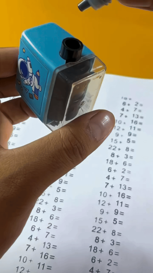 Fun & Learn Math Roller Stamp for Kids - Make Math Practice Fun, Fast & Exciting! 🌈📚
