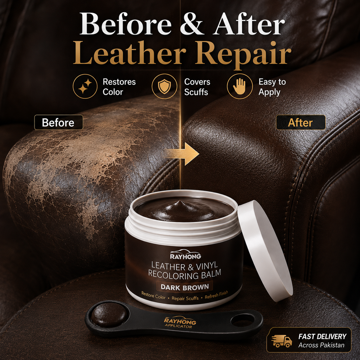 Leather Revive and Recoloring Balm