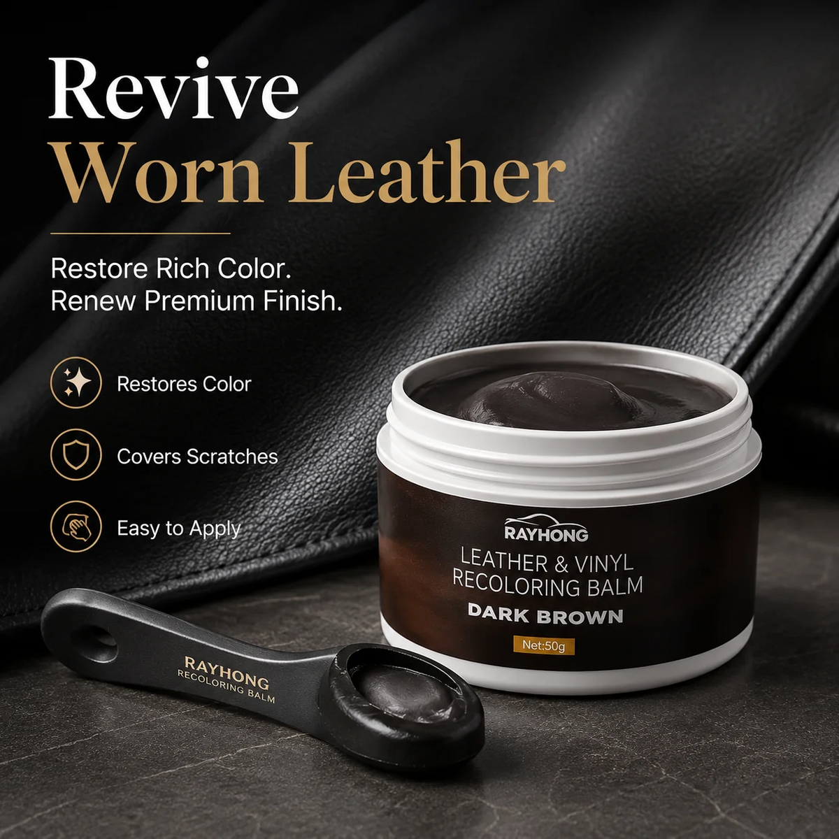 Leather Revive and Recoloring Balm