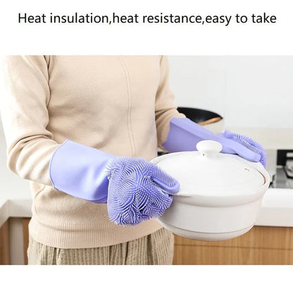 Durable Rubber Dishwashing Gloves