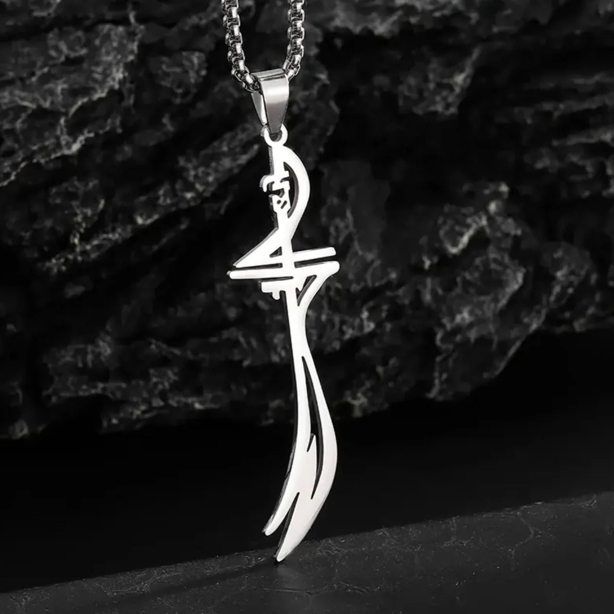 Zulfiqar Sword Hazrat Ali Maula Sword Pendant Necklace