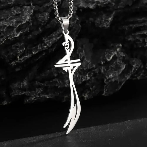 Zulfiqar Sword Hazrat Ali Maula Sword Pendant Necklace