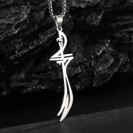 Zulfiqar Sword Hazrat Ali Maula Sword Pendant Necklace