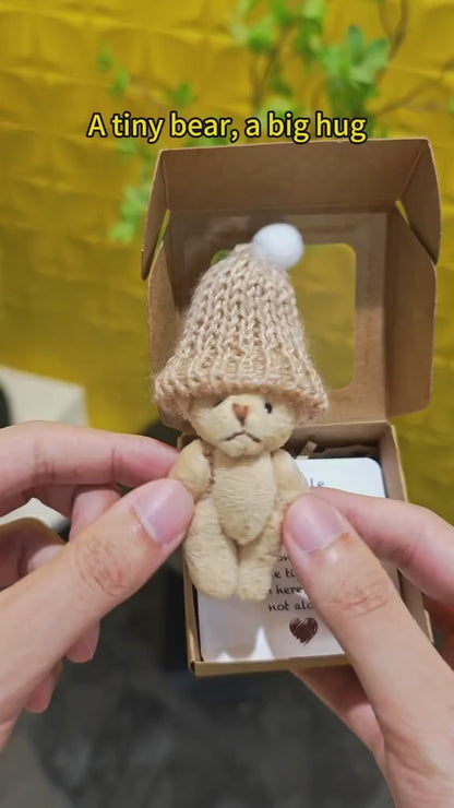 🎁Handmade Mini Plush Teddy Bear in Box